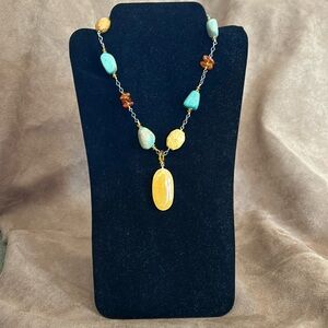 Silpada Sterling Silver Necklace with Calcite Pendant